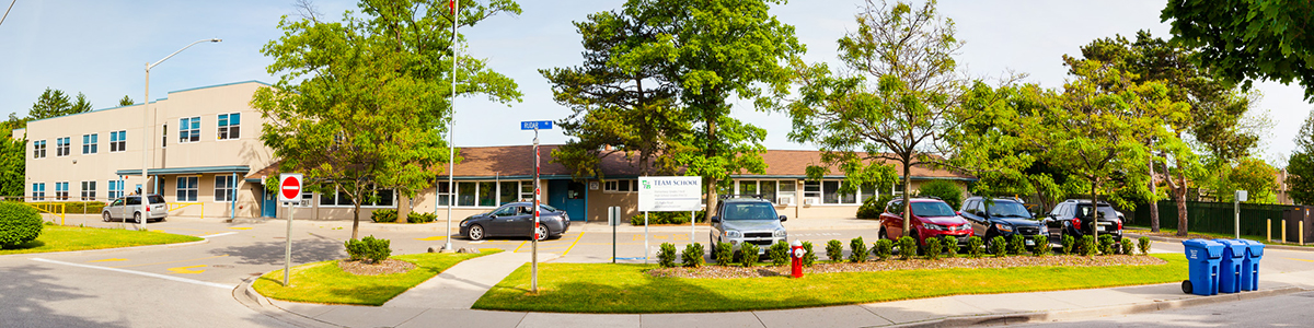 Panorama shot of TEAM School campus